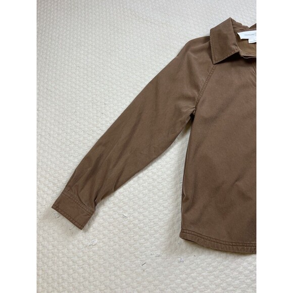 Treasure‎ & Bond Oversized Utility Shirt Safari Button Up | Brown | Womens Small - Picture 5 of 16